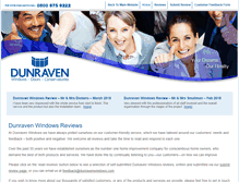 Tablet Screenshot of dunravenwindowsreviews.com